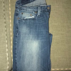 Levi light&medium wash straight leg jeans Size 5